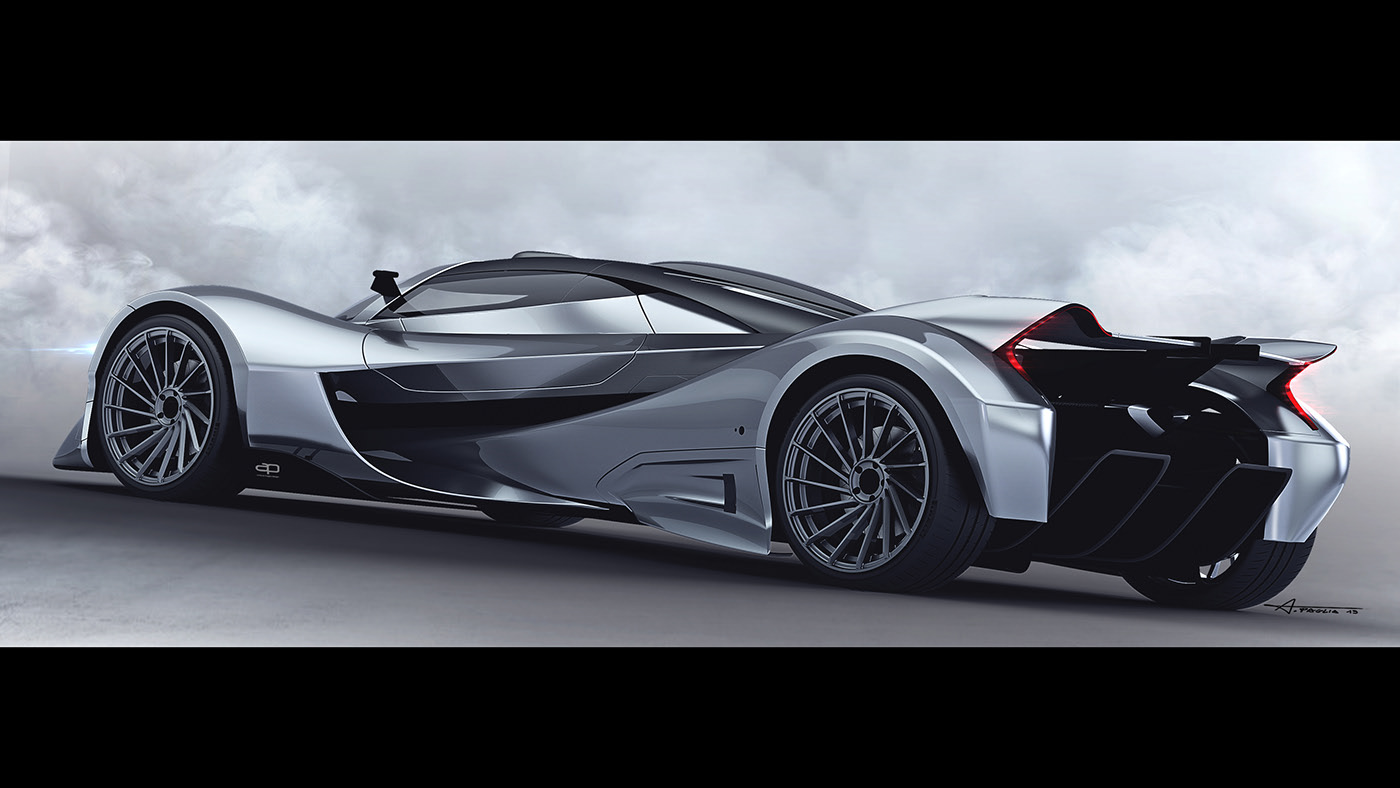 Car wing，Cool，open car，Sports car，