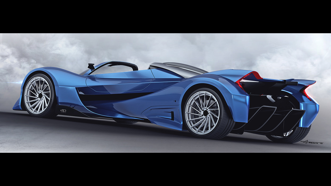 Car wing，Cool，open car，Sports car，