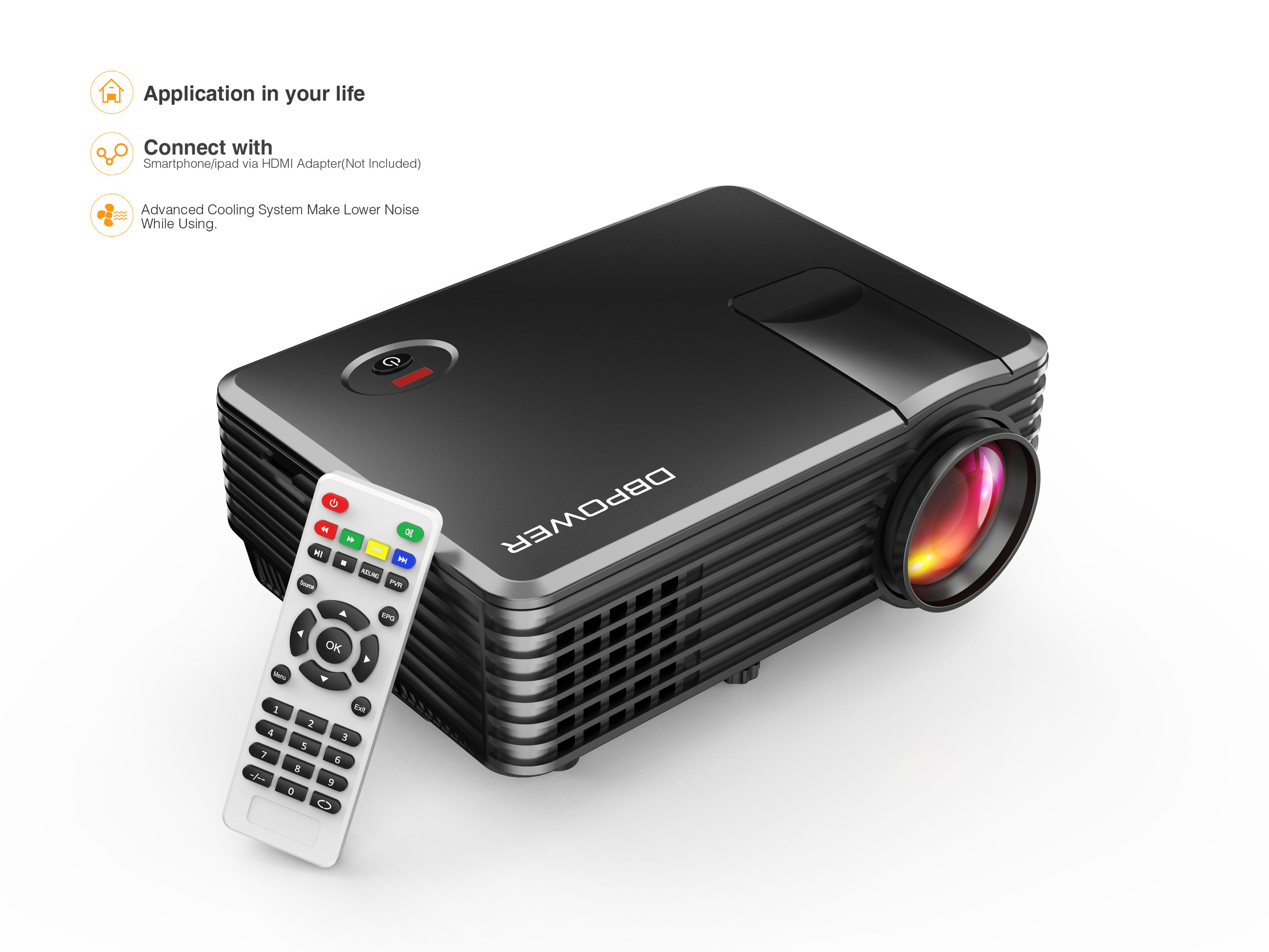 Projector，Amazon，design sketch，small home appliances，product design，