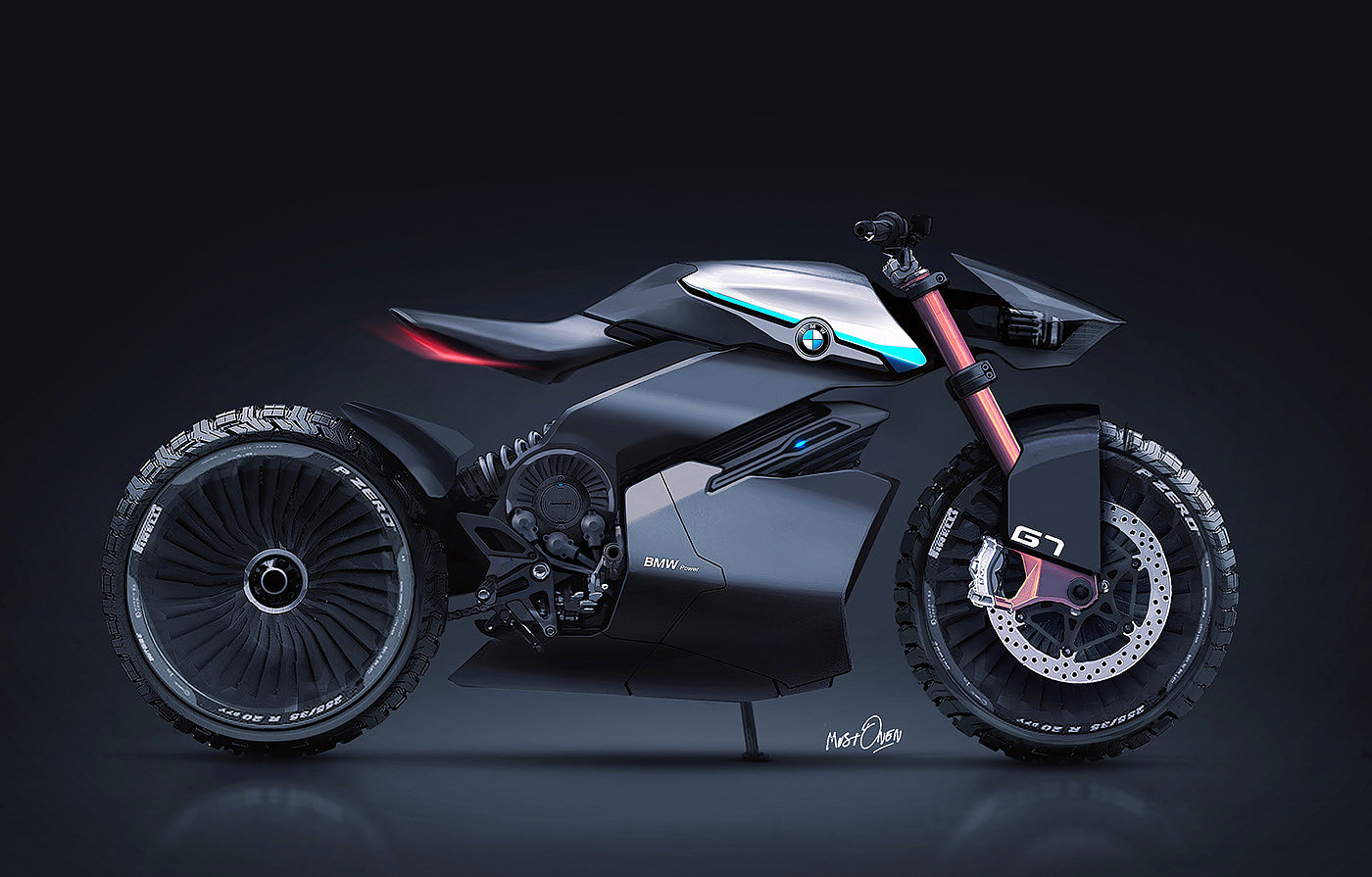 bmw，Concept motorcycle，BMW G7，motorcycle，