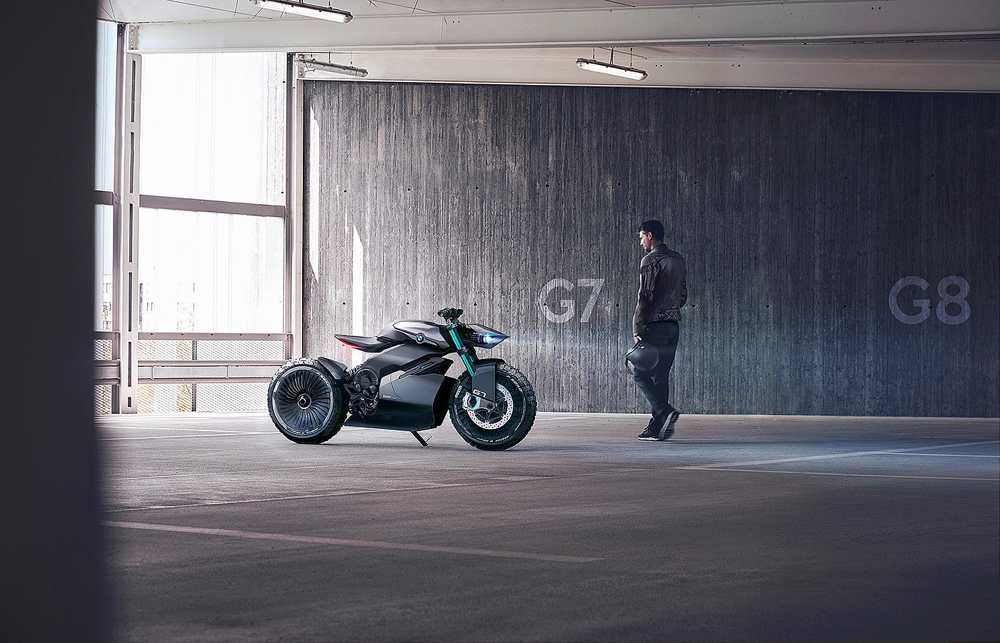 宝马，概念摩托车，BMW G7，摩托车，