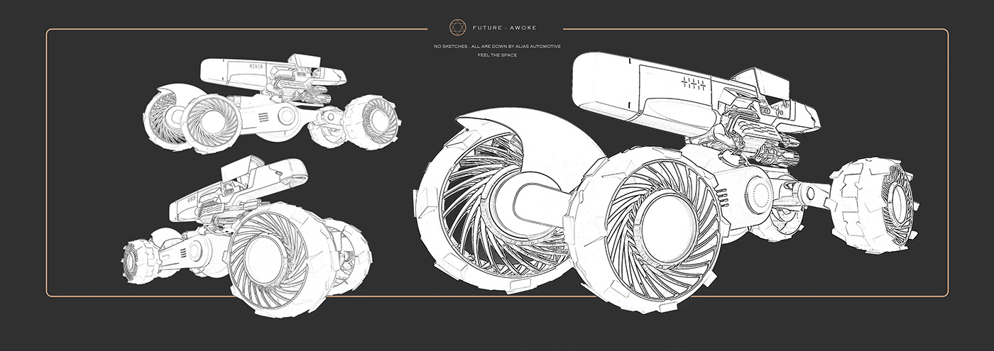 Alias，Mars，Vehicle design，Automatic design，future，