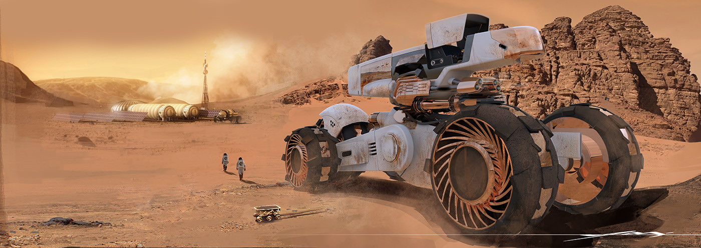 Alias，Mars，Vehicle design，Automatic design，future，