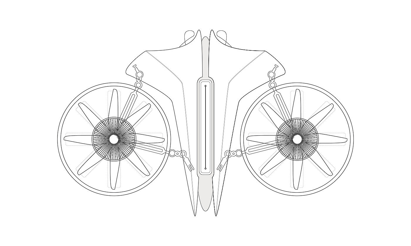 sketch，Typesetting，Bionics Design ，2d rendering，UAV，Parrot，