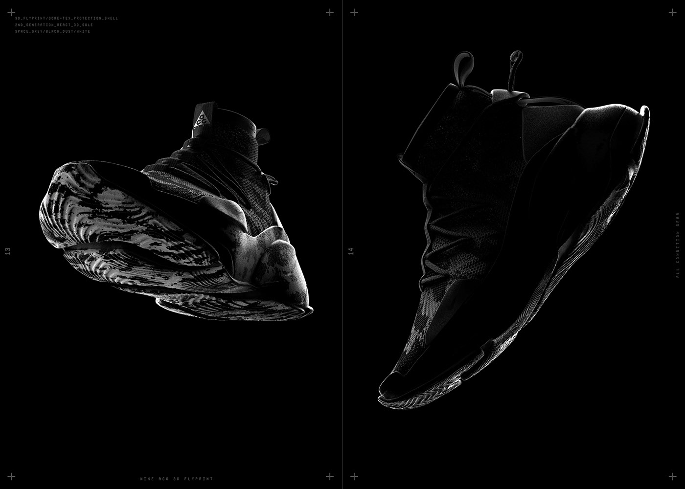 3D printing，concept，outdoors，sneakers，Nike，