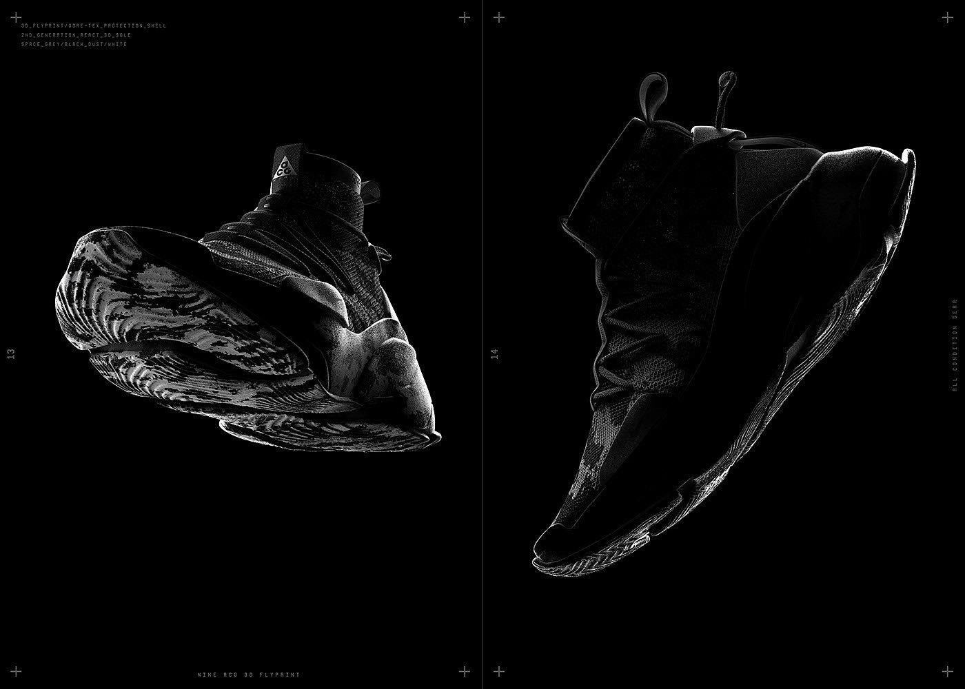 3D printing，concept，outdoors，sneakers，Nike，