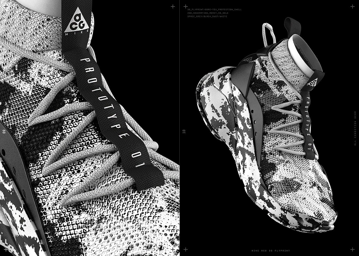 3D printing，concept，outdoors，sneakers，Nike，