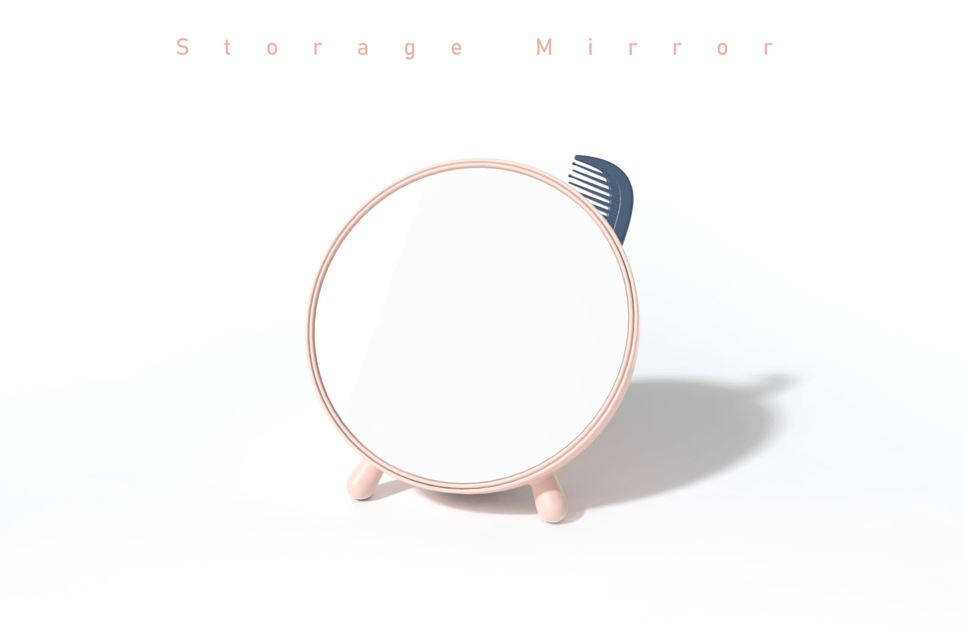 Stage mirror，industrial design，product design，Simplicity，Storage，