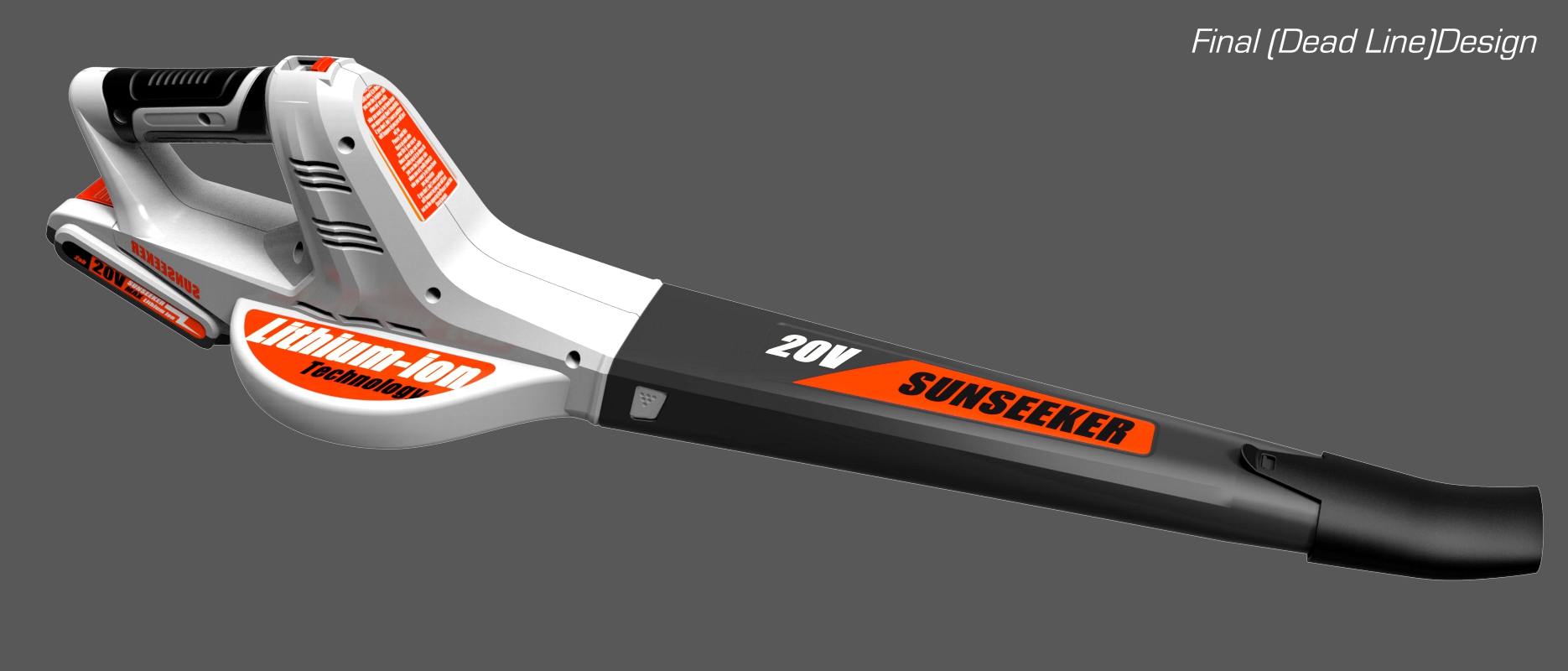 Lithium electric garden tool hair dryer，