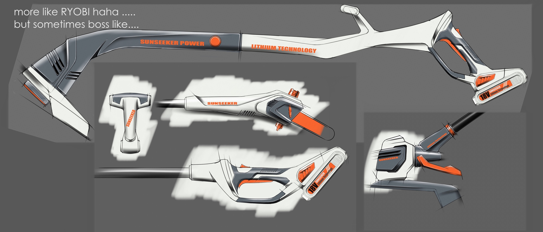 Lithium garden tools lawn mower irrigation mower，