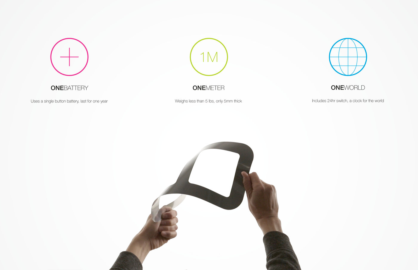 surface，Clock，ClockONE，ultrathin，originality，