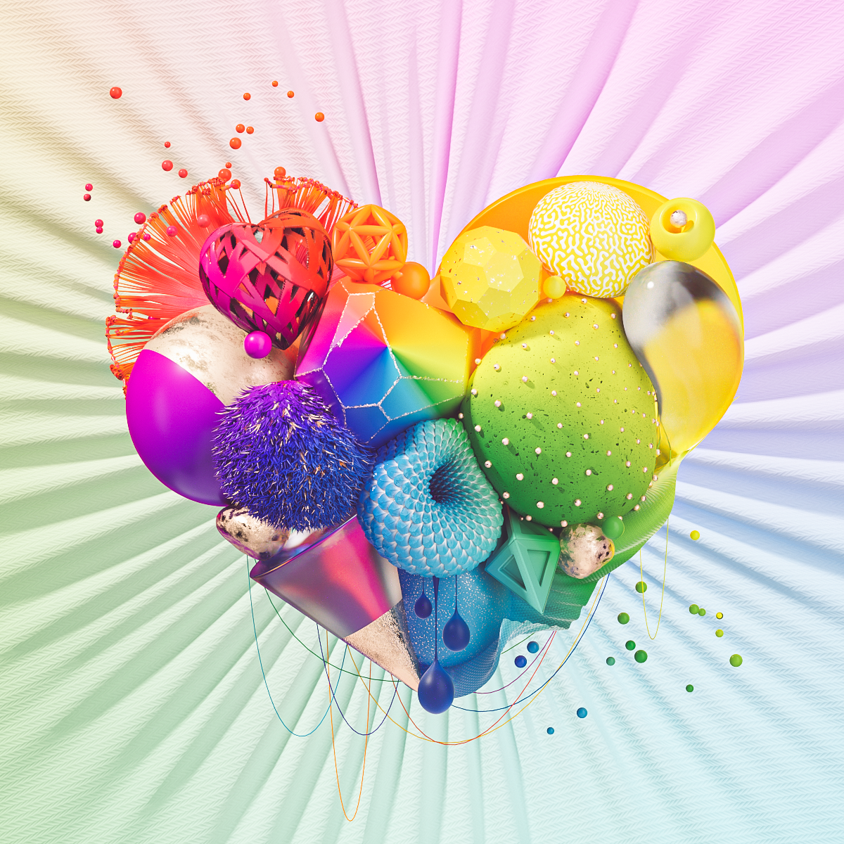 3D Nonsense，Creative guidance，Digital art，illustration，