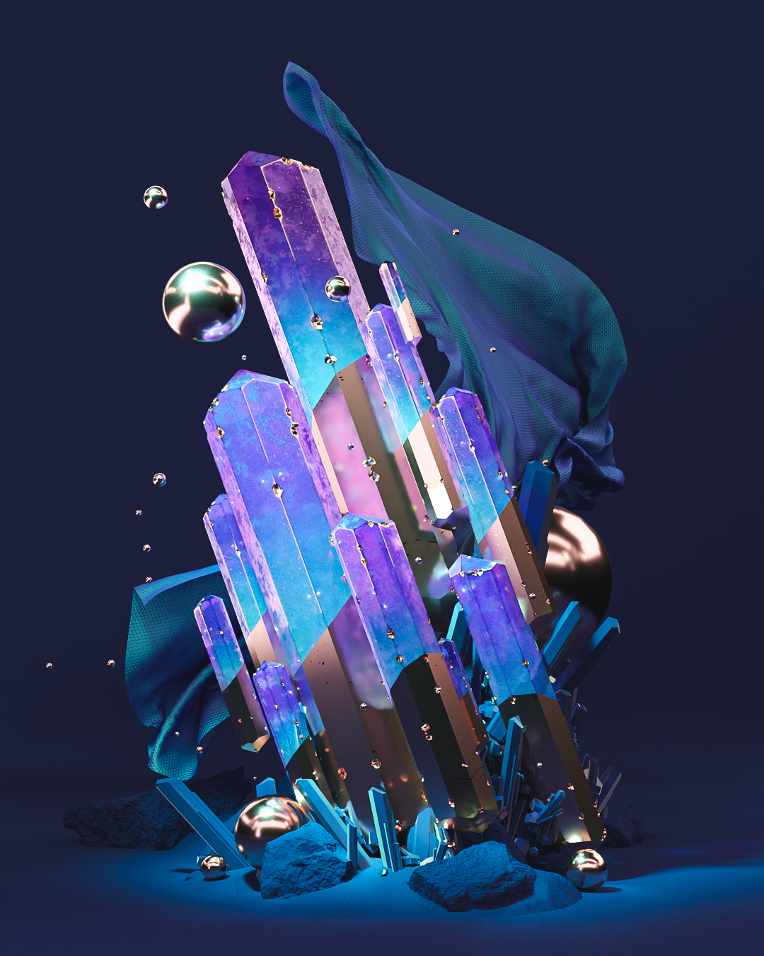 3D Nonsense，Creative guidance，Digital art，illustration，