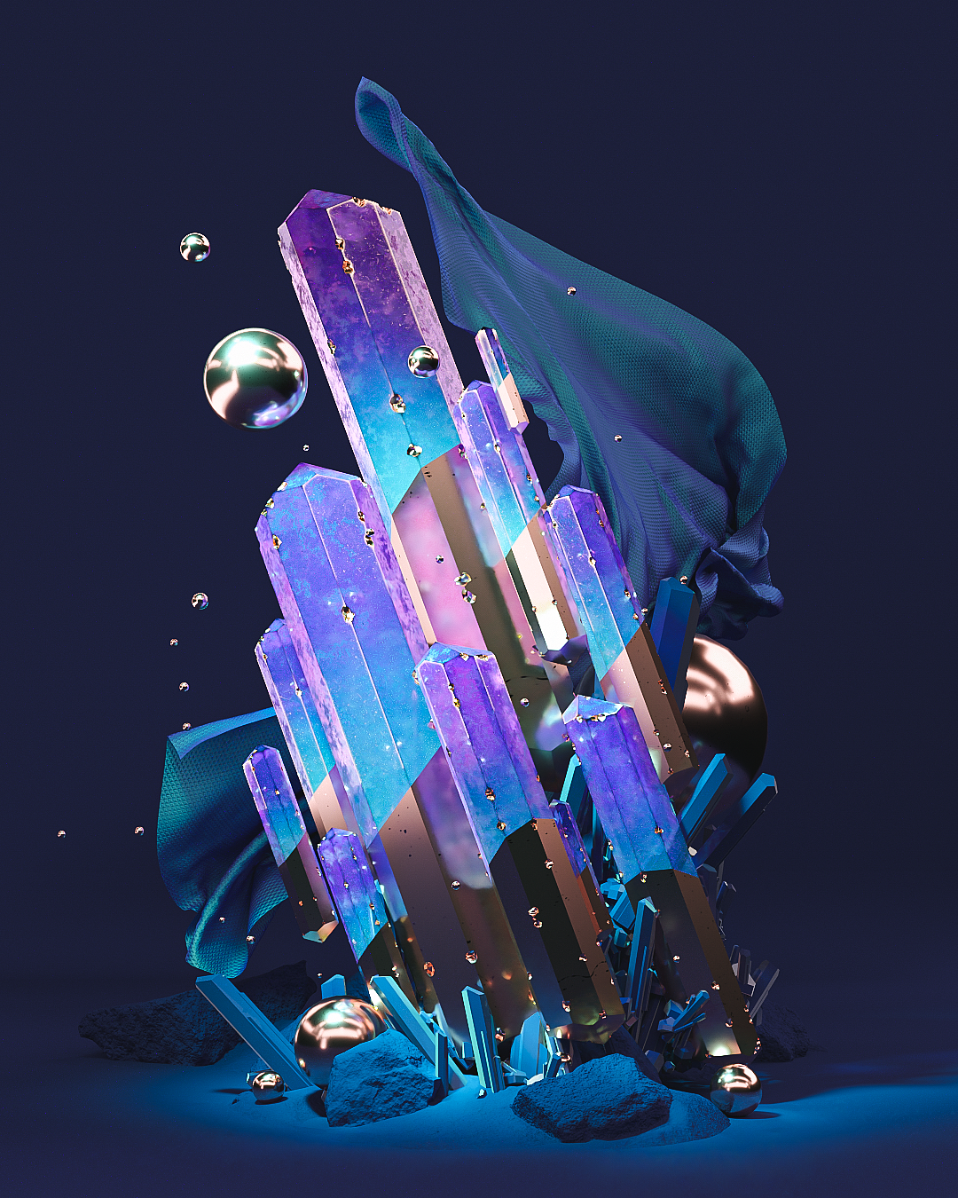 3D Nonsense，Creative guidance，Digital art，illustration，