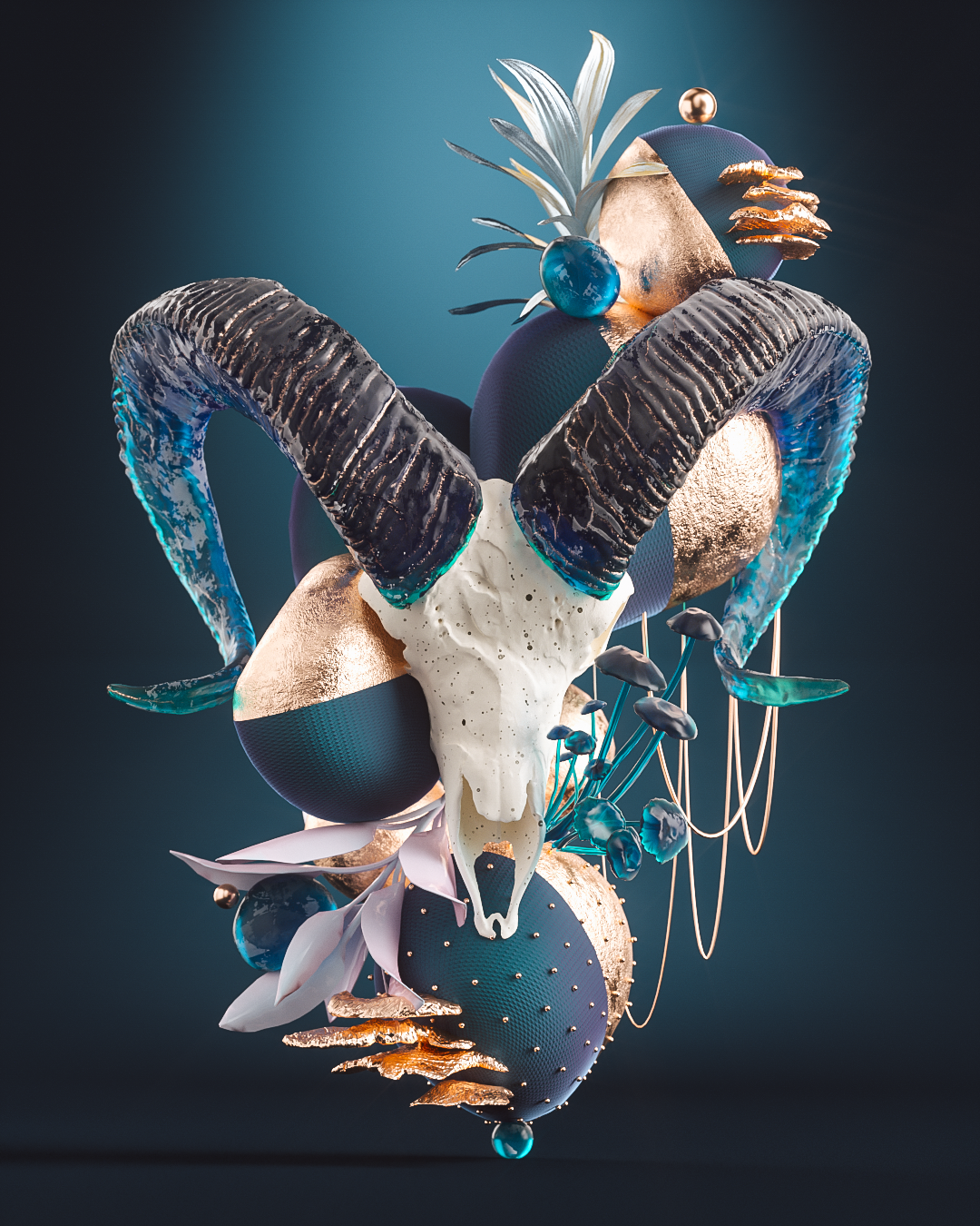 3D Nonsense，Creative guidance，Digital art，illustration，