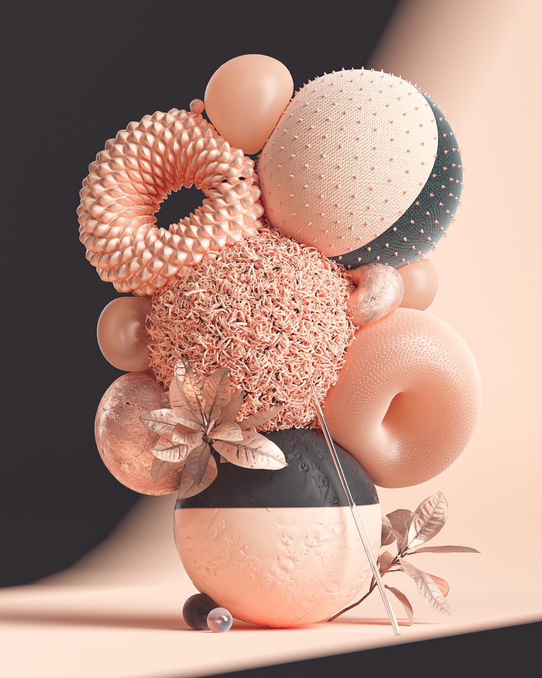 3D Nonsense，Creative guidance，Digital art，illustration，