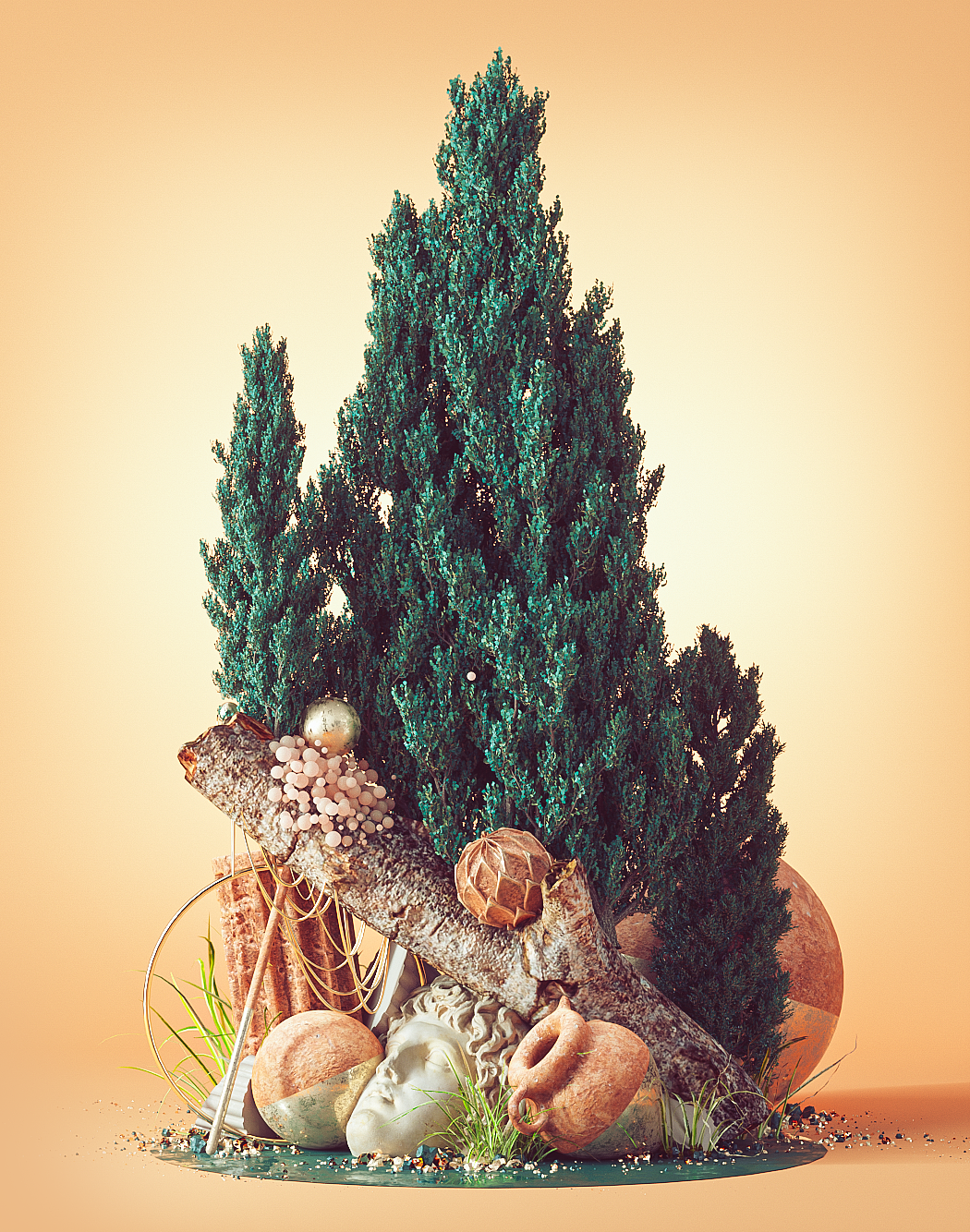 3D Nonsense，Creative guidance，Digital art，illustration，