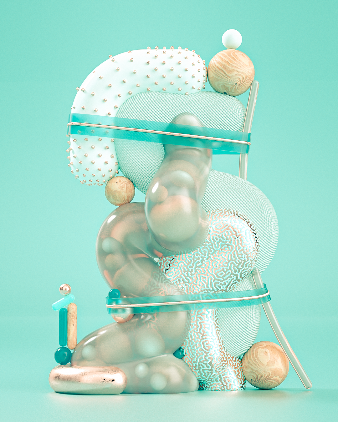 3D Nonsense，Creative guidance，Digital art，illustration，