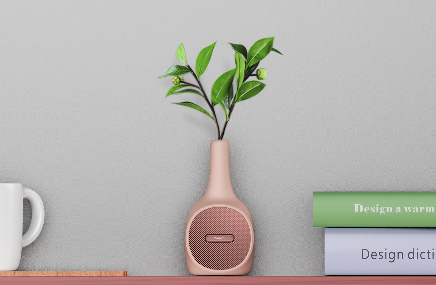 loudspeaker box，Creative products，Household products，Electronic vase，product design，