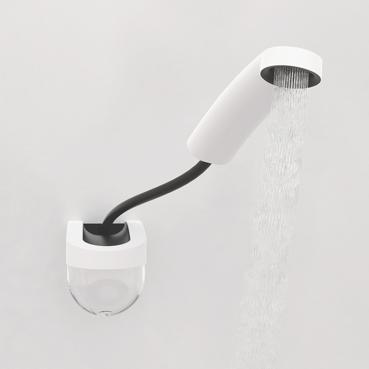 introspection，bathroom，Shower，Nozzle，Bell Jar，