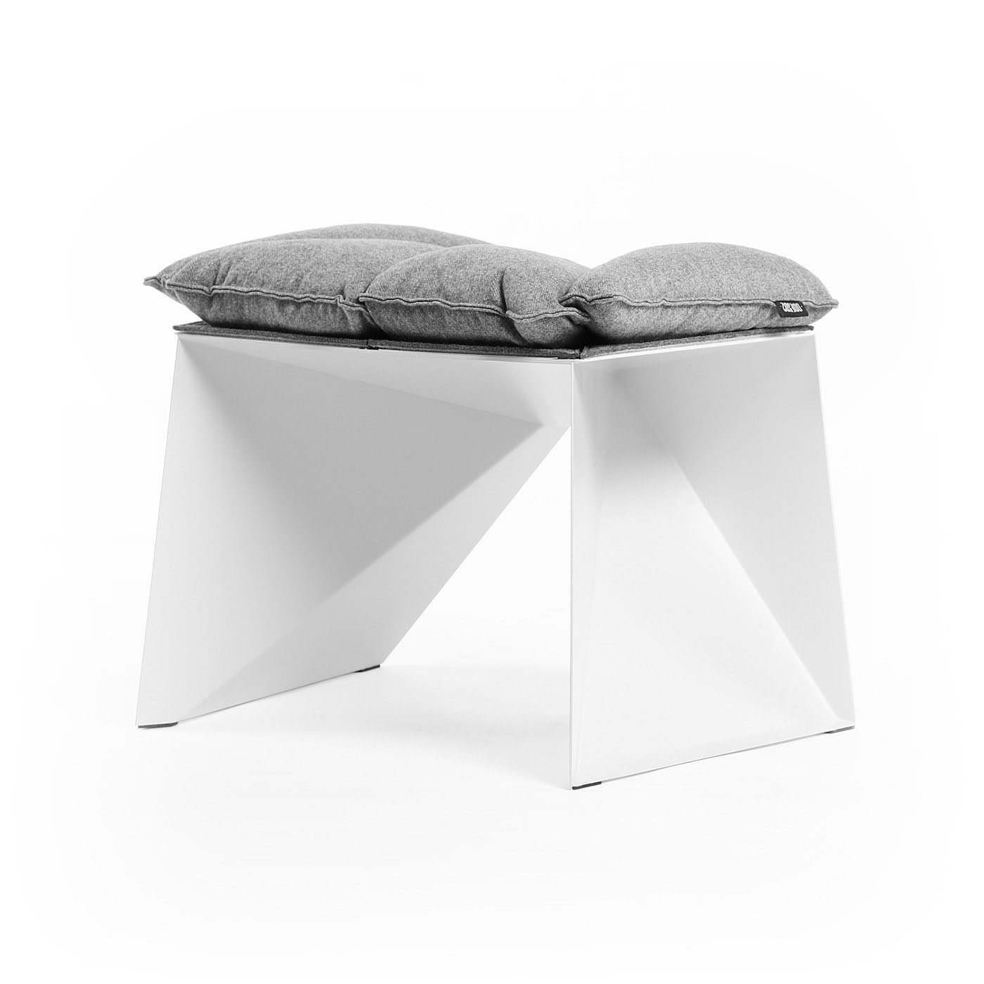 白色，休息椅，Q1 lounge chair，