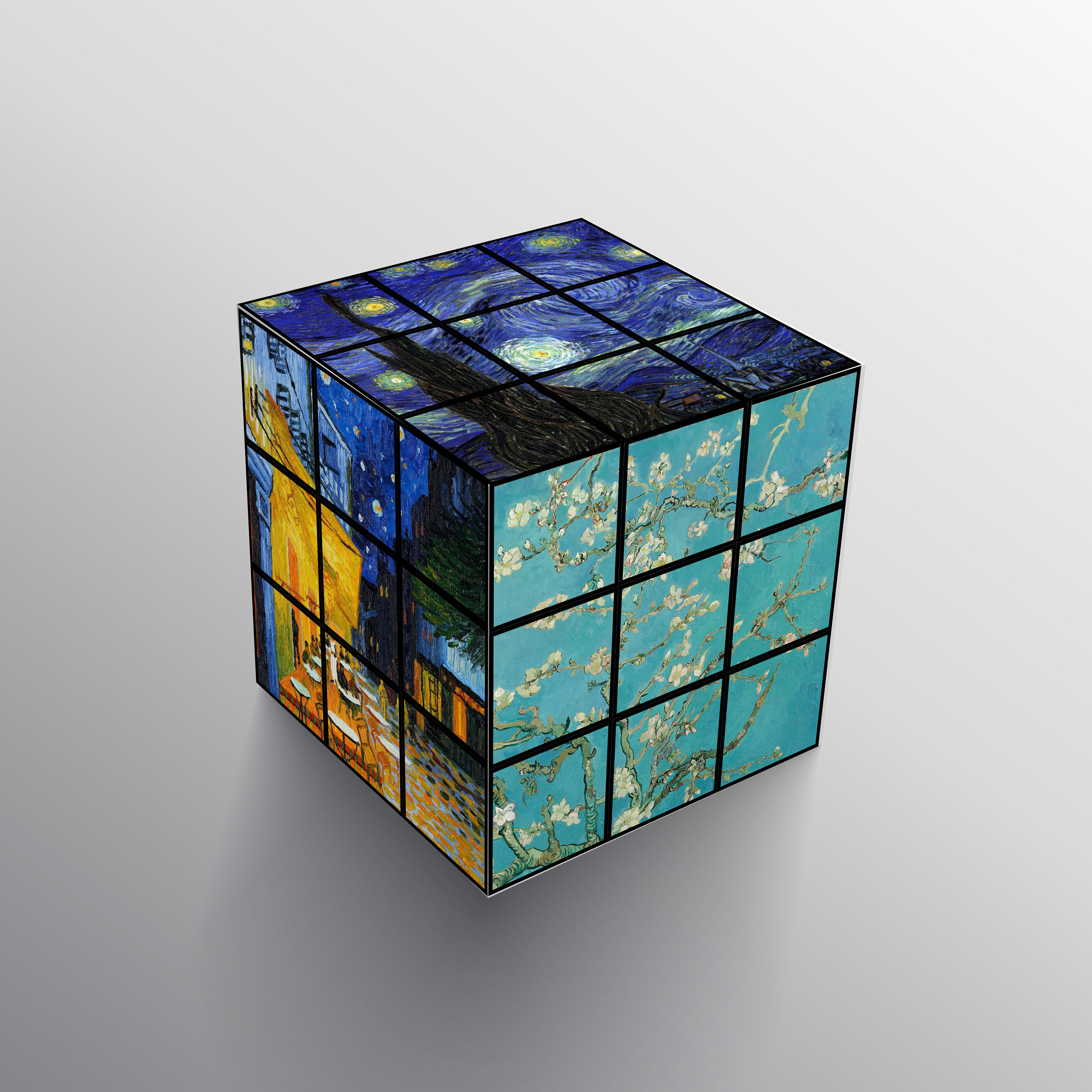 Van Gogh，Rubik's Cube，Toys，