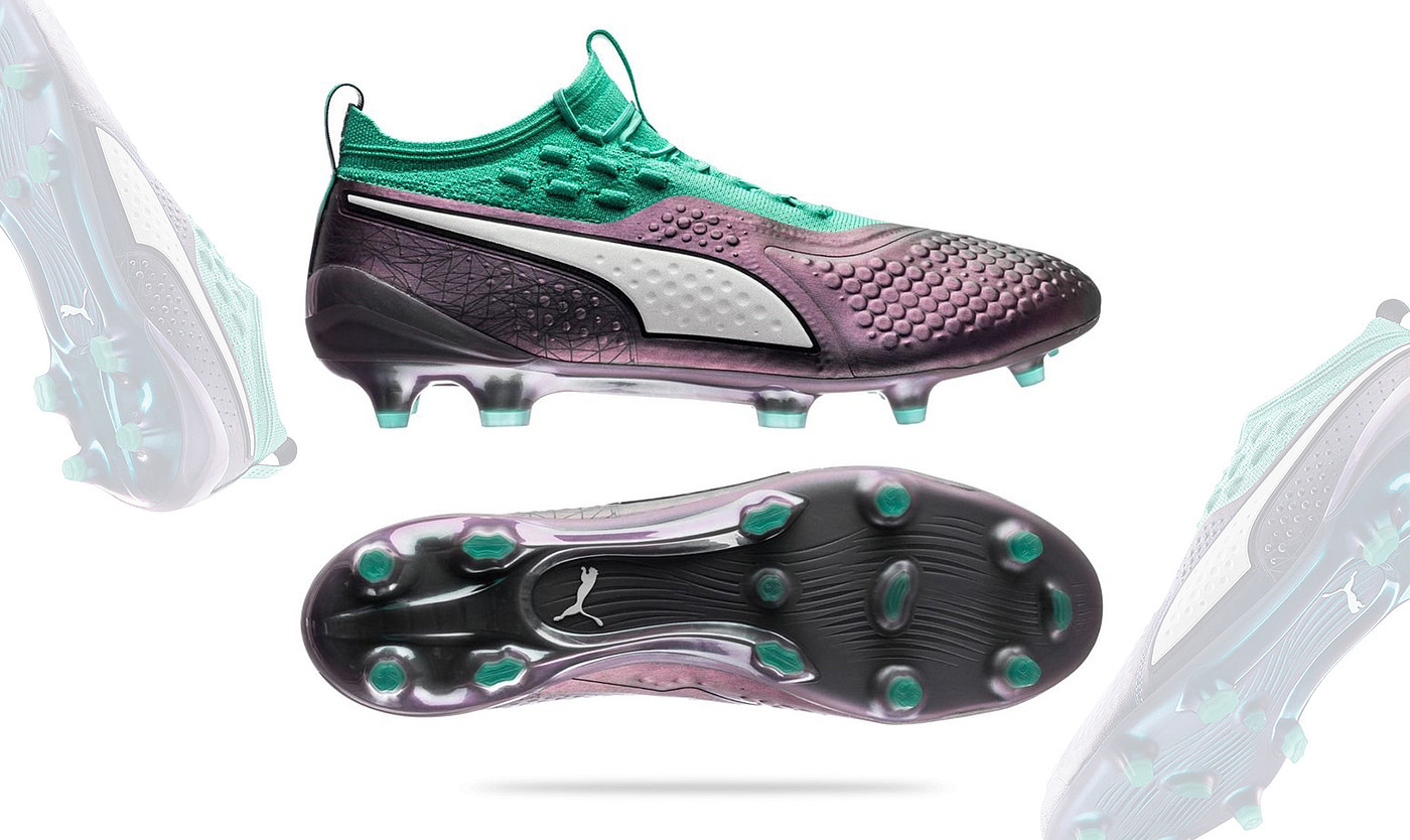 PUMA ONE，Soccer shoes，purple，