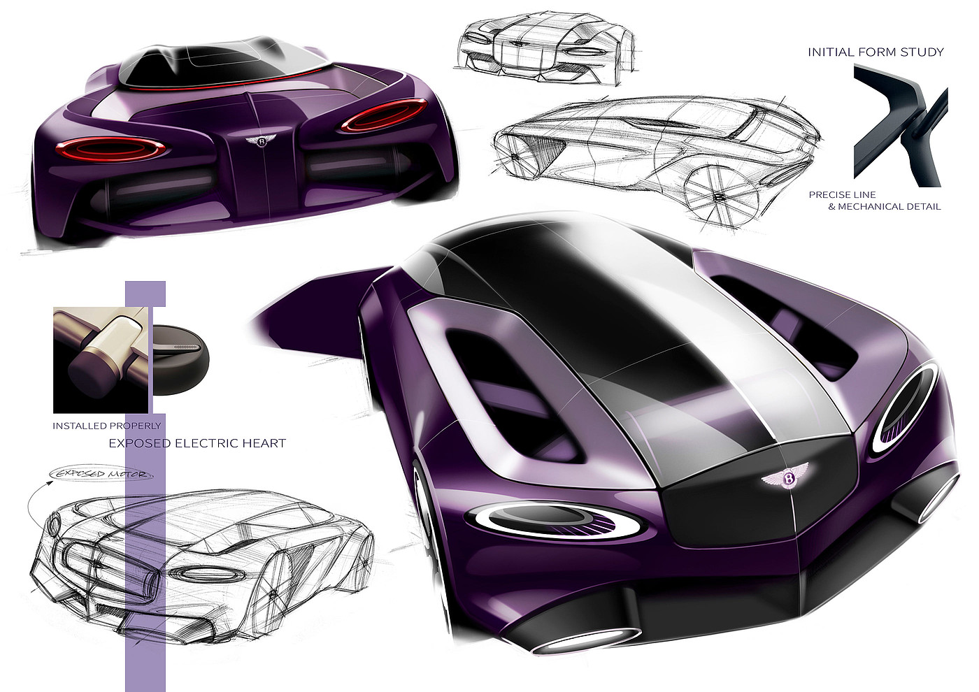 Bentley，Automobile design，conceptual design，