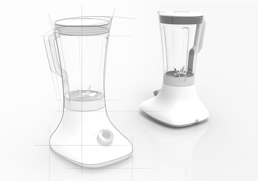 kitchen，multi-function，blender，Bread machine，product design，