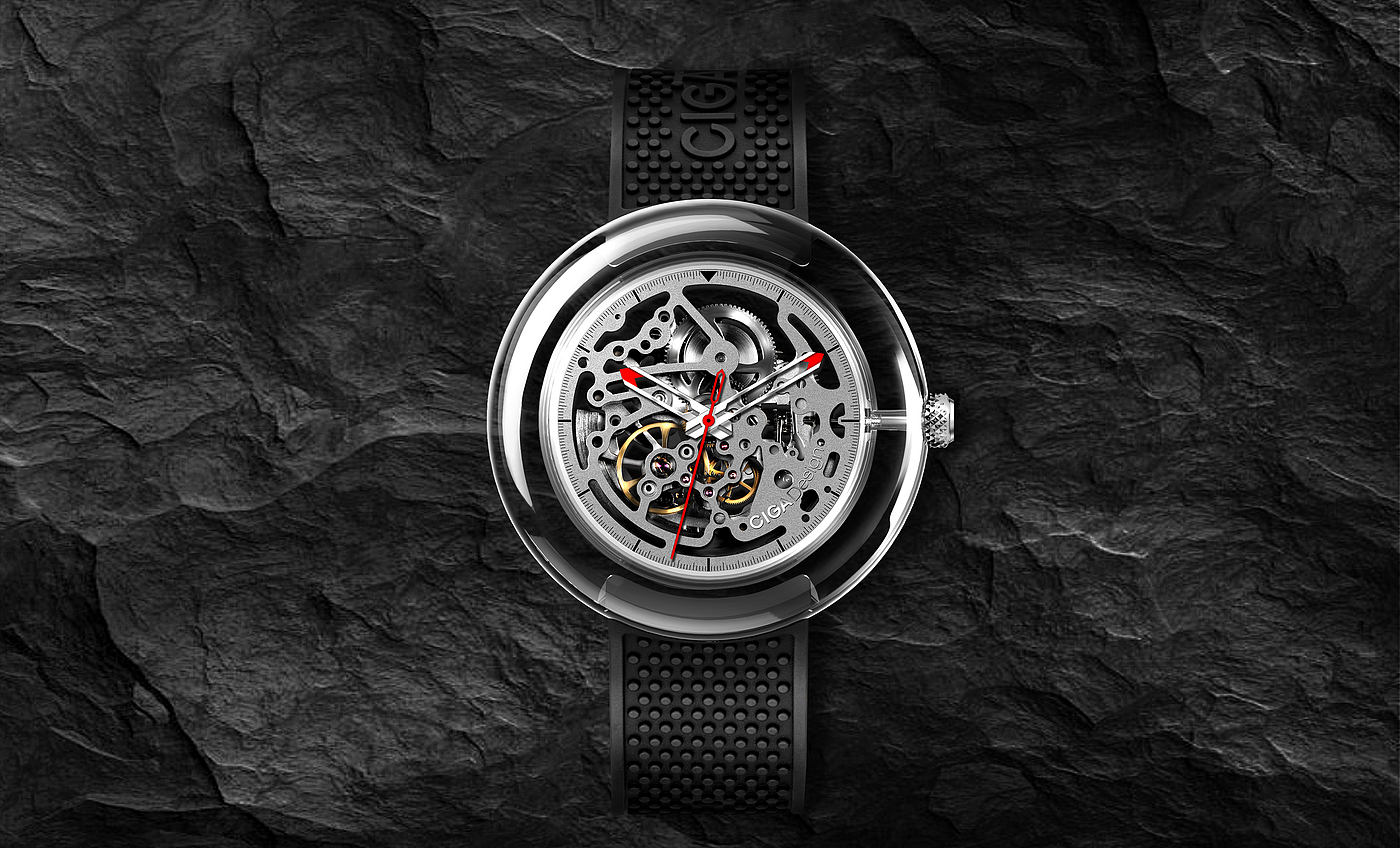 Chinese original masterpiece，Fully transparent，Full hollowed out，Mechanical watch，