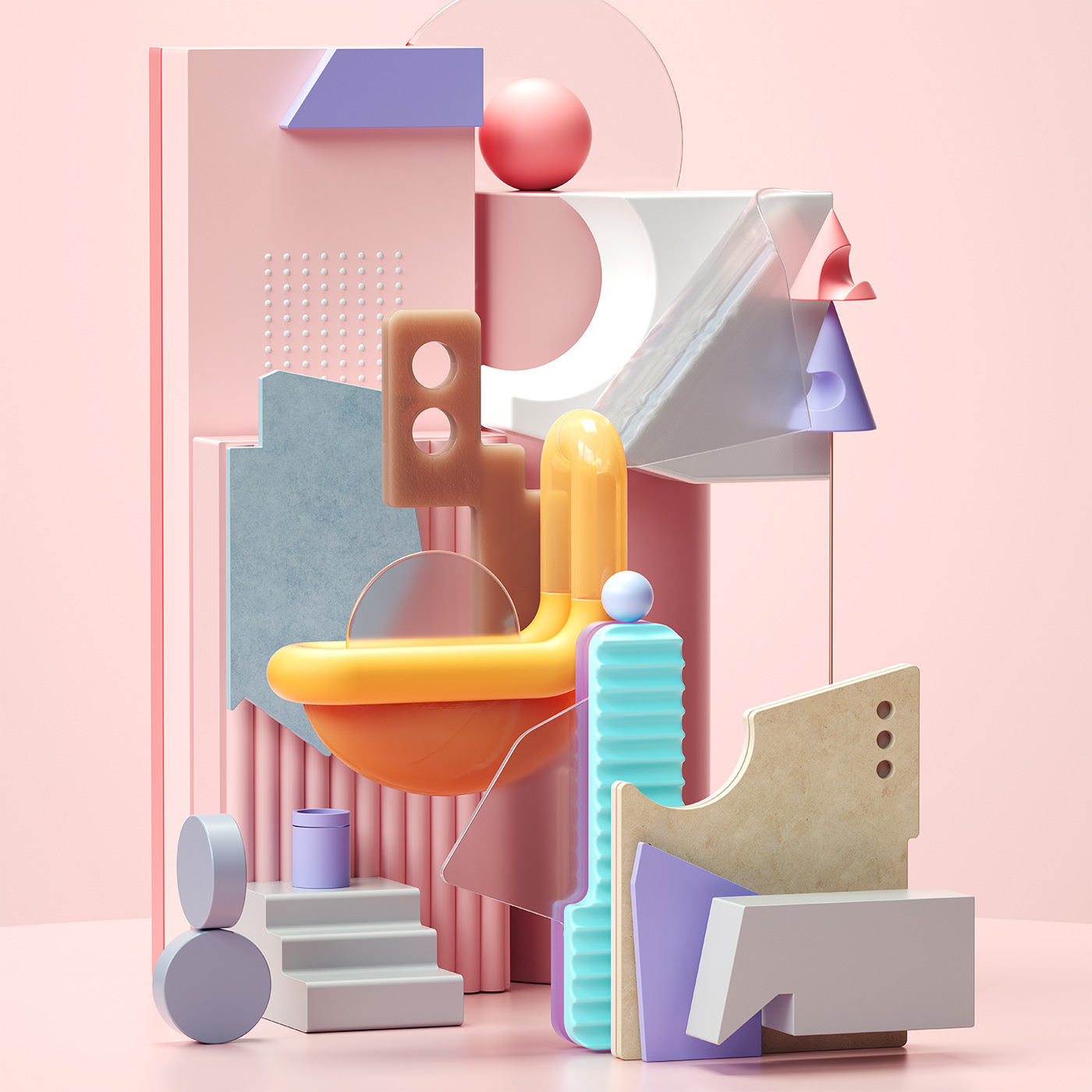 Breathing Space，Art guidance，Interior design，illustration，