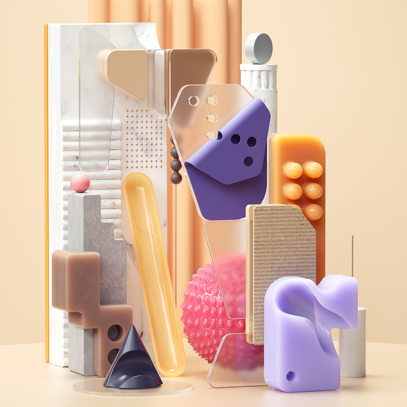 Breathing Space，Art guidance，Interior design，illustration，