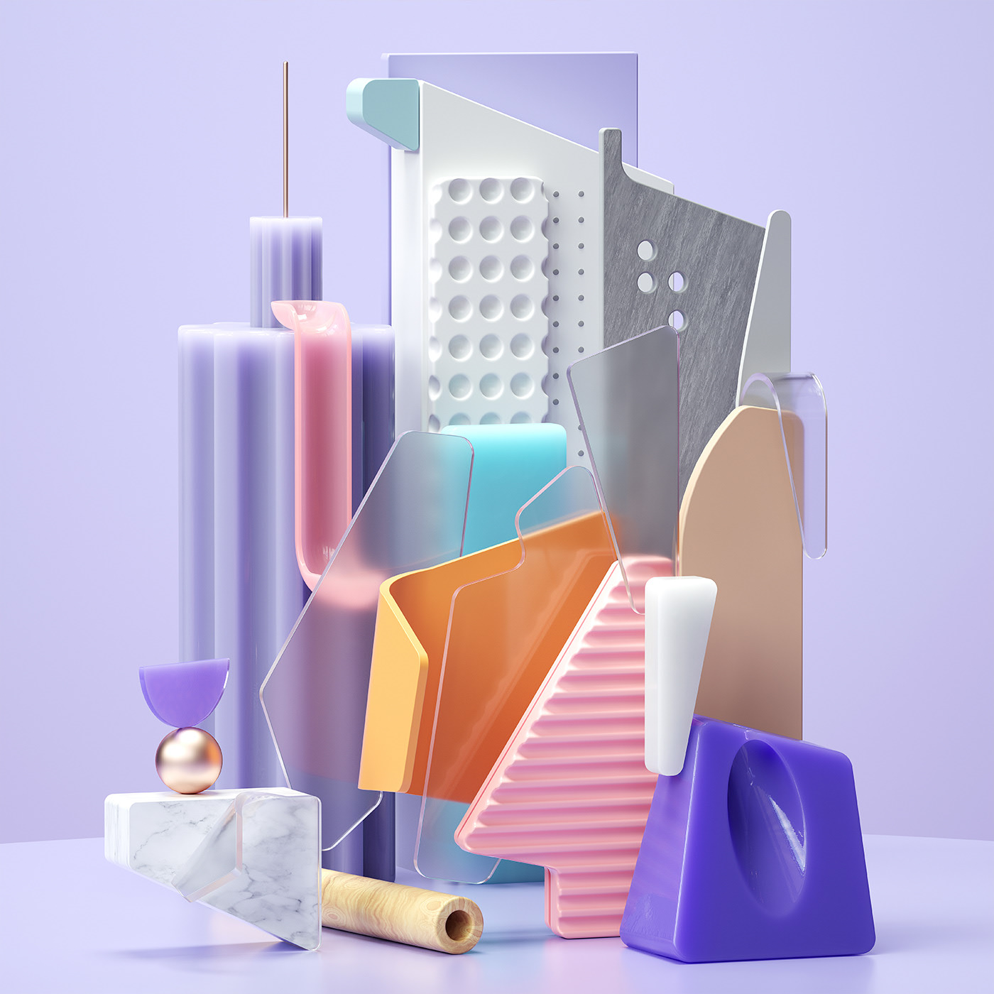 Breathing Space，Art guidance，Interior design，illustration，