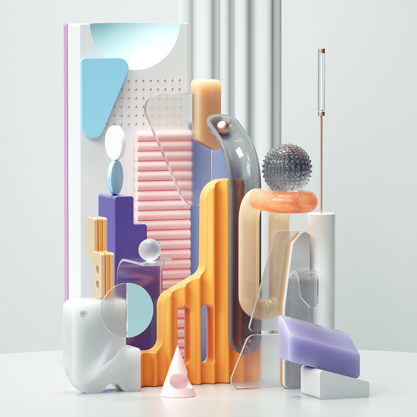 Breathing Space，Art guidance，Interior design，illustration，