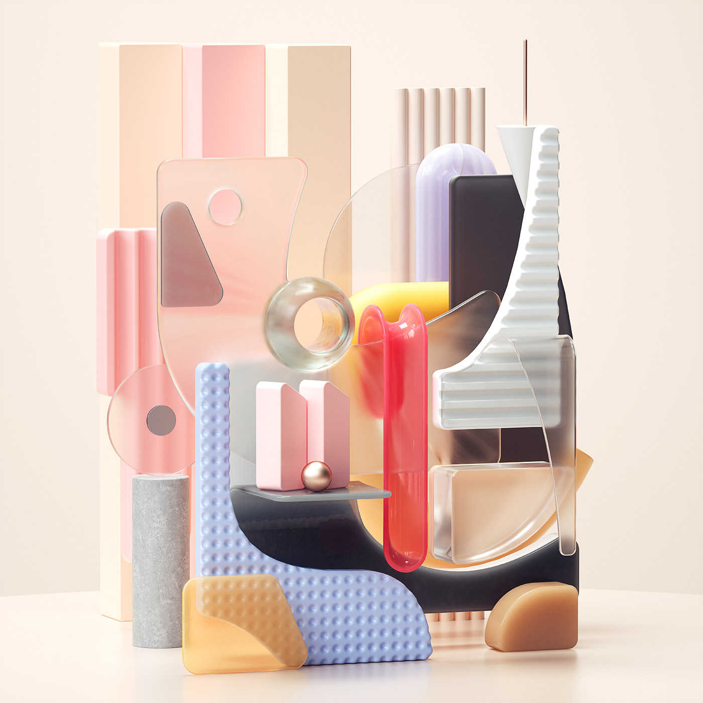 Breathing Space，Art guidance，Interior design，illustration，