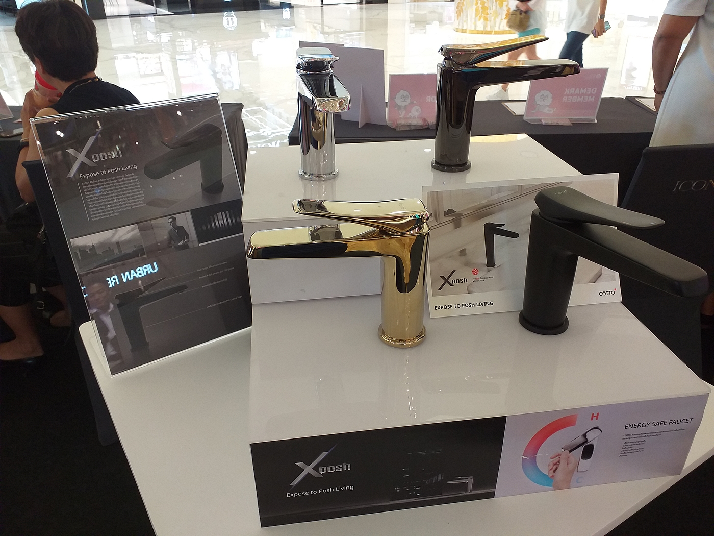 COTTO，XPOSH Faucet，water tap，reddot，Red dot award，2019 red dot product design award，