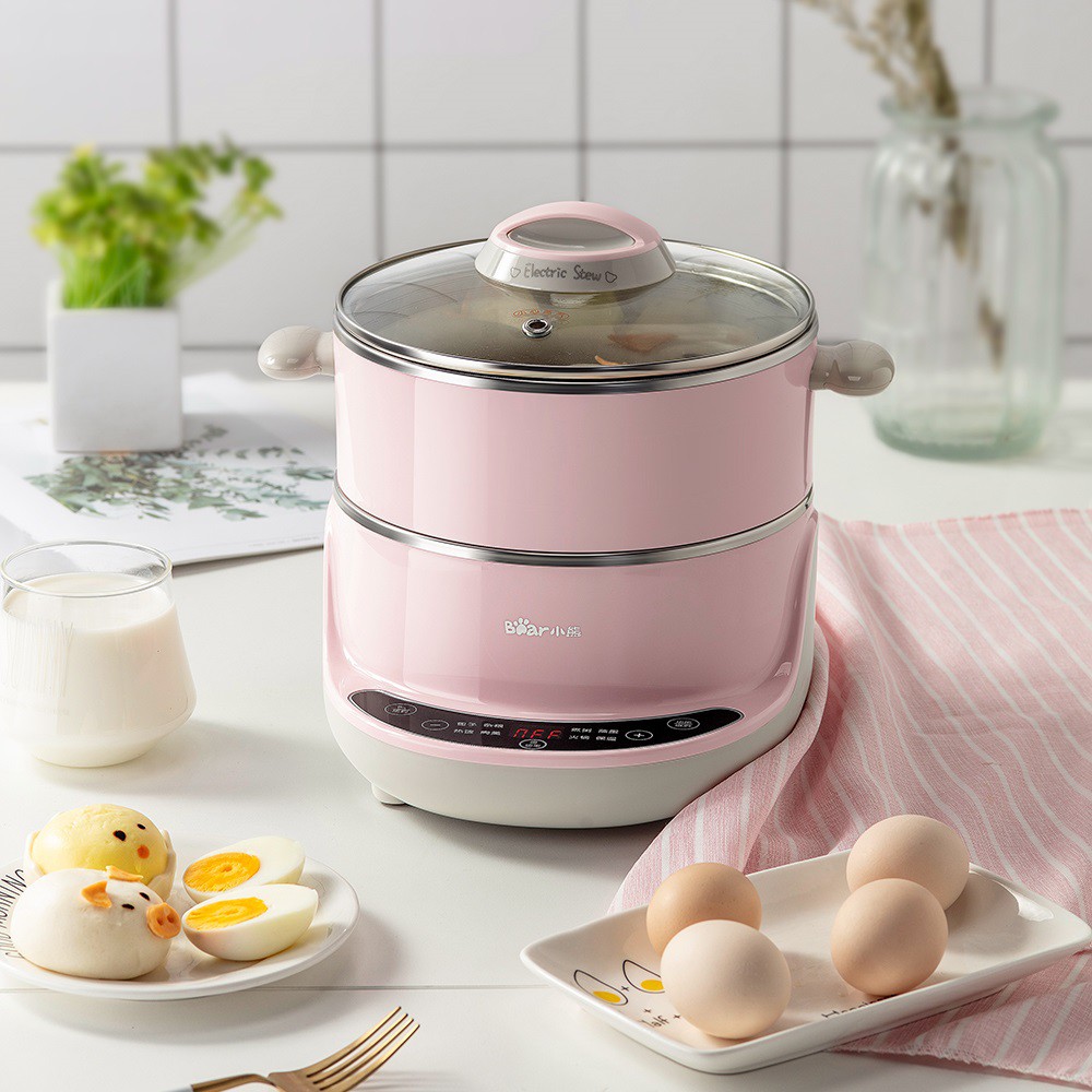 steamer，stainless steel，Electric steamer，Tastier-Electric，Bear bear，reddot，Red dot award，2019 red dot product design award，