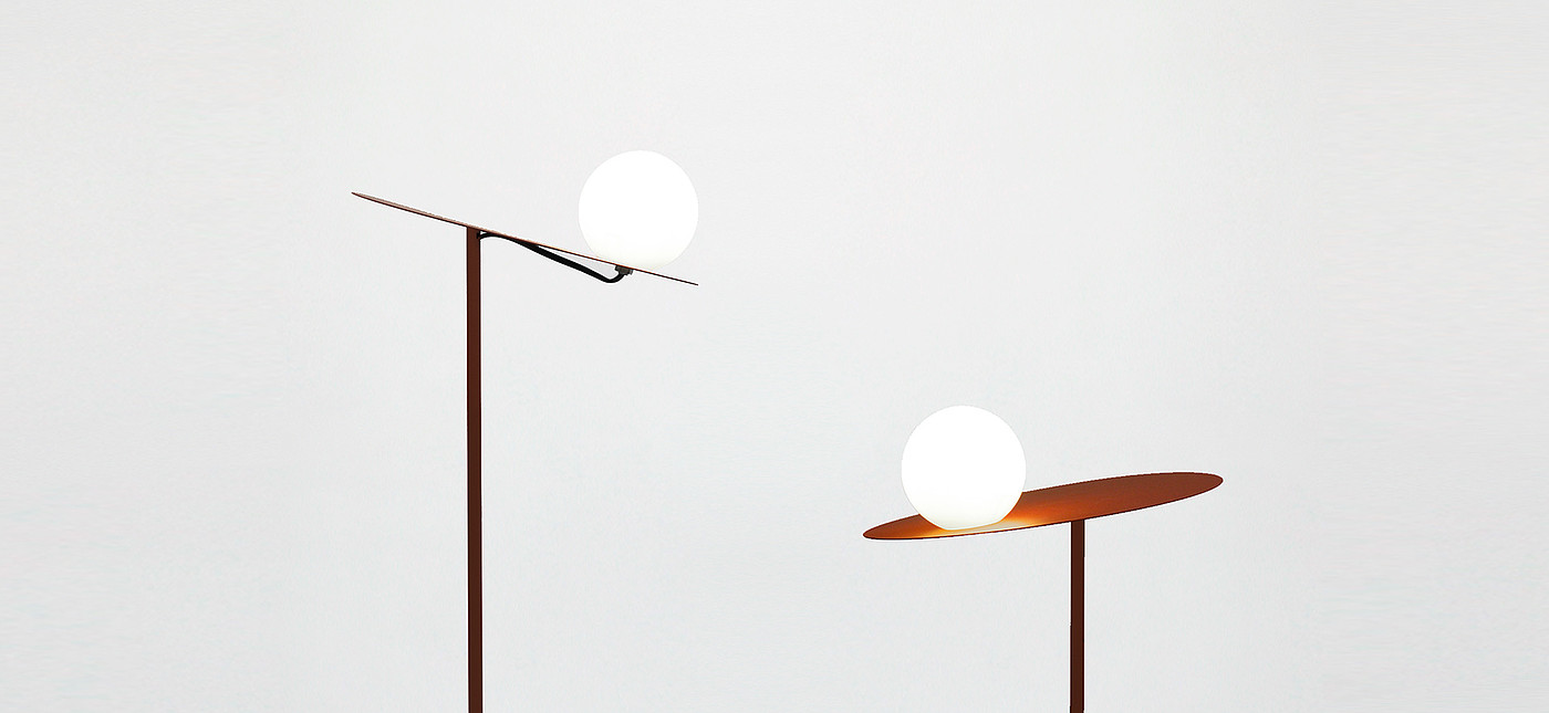 lamp，Design，Floor lamp，On the edge，