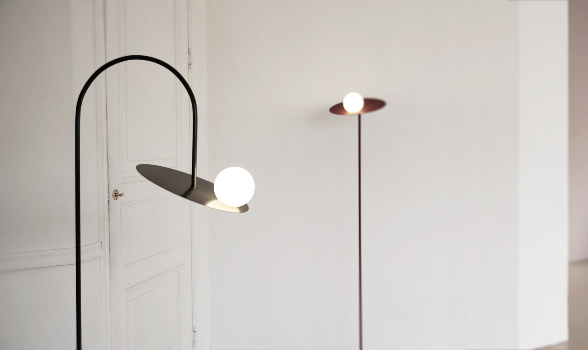lamp，Design，Floor lamp，On the edge，