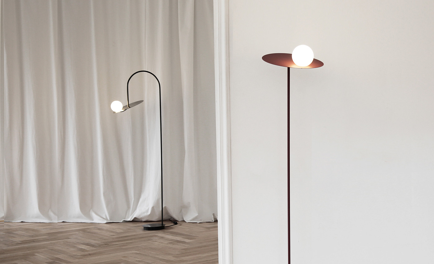 lamp，Design，Floor lamp，On the edge，