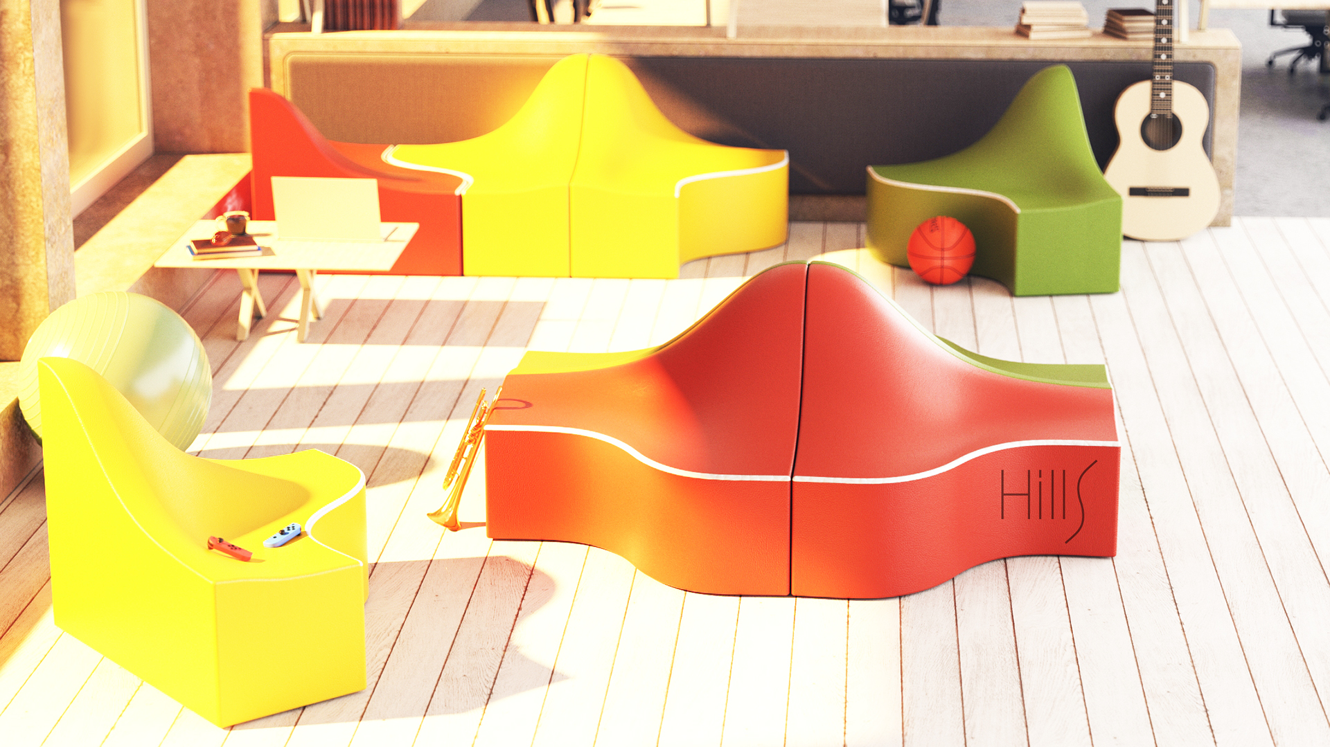 concept，originality，Hills，sofa，