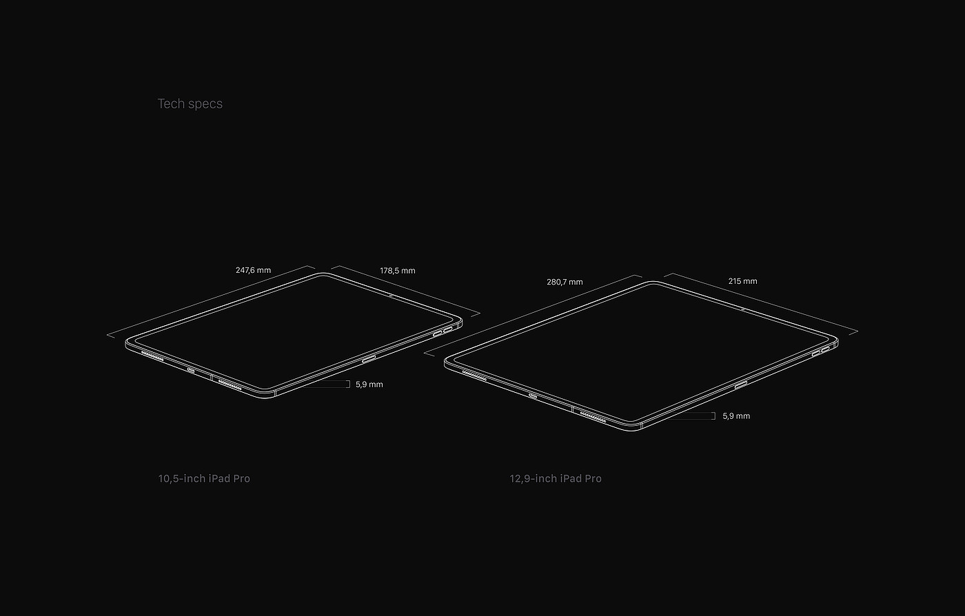 black，tablet PC，iPad Pro，