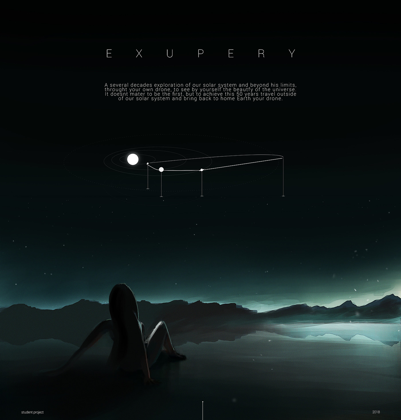 white，Space Explorer，E X U P E R Y，