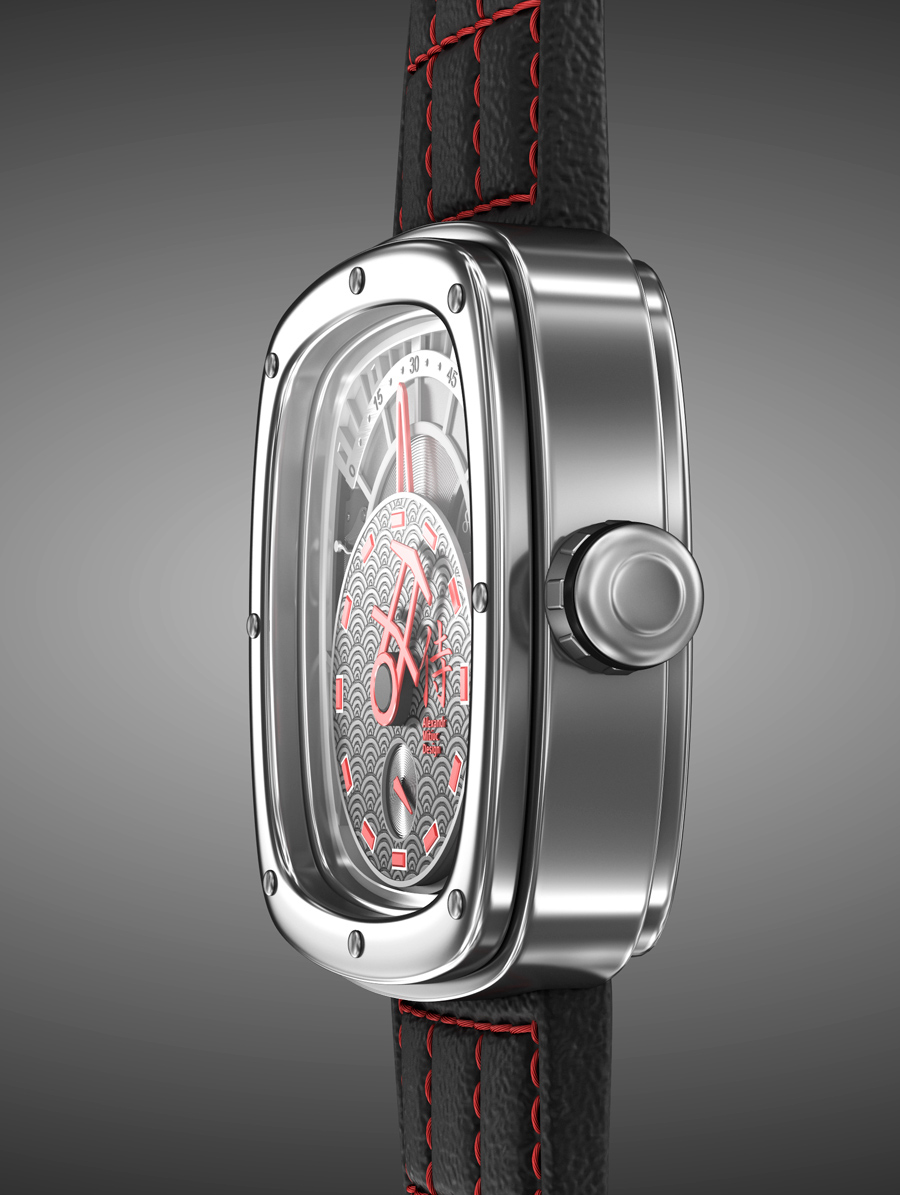 black，Watch design，Samurai，