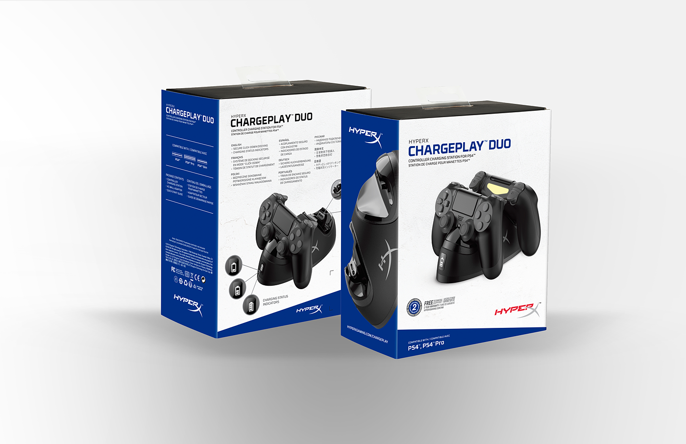 Wireless charging base，Game handle，PS4，HyperX，