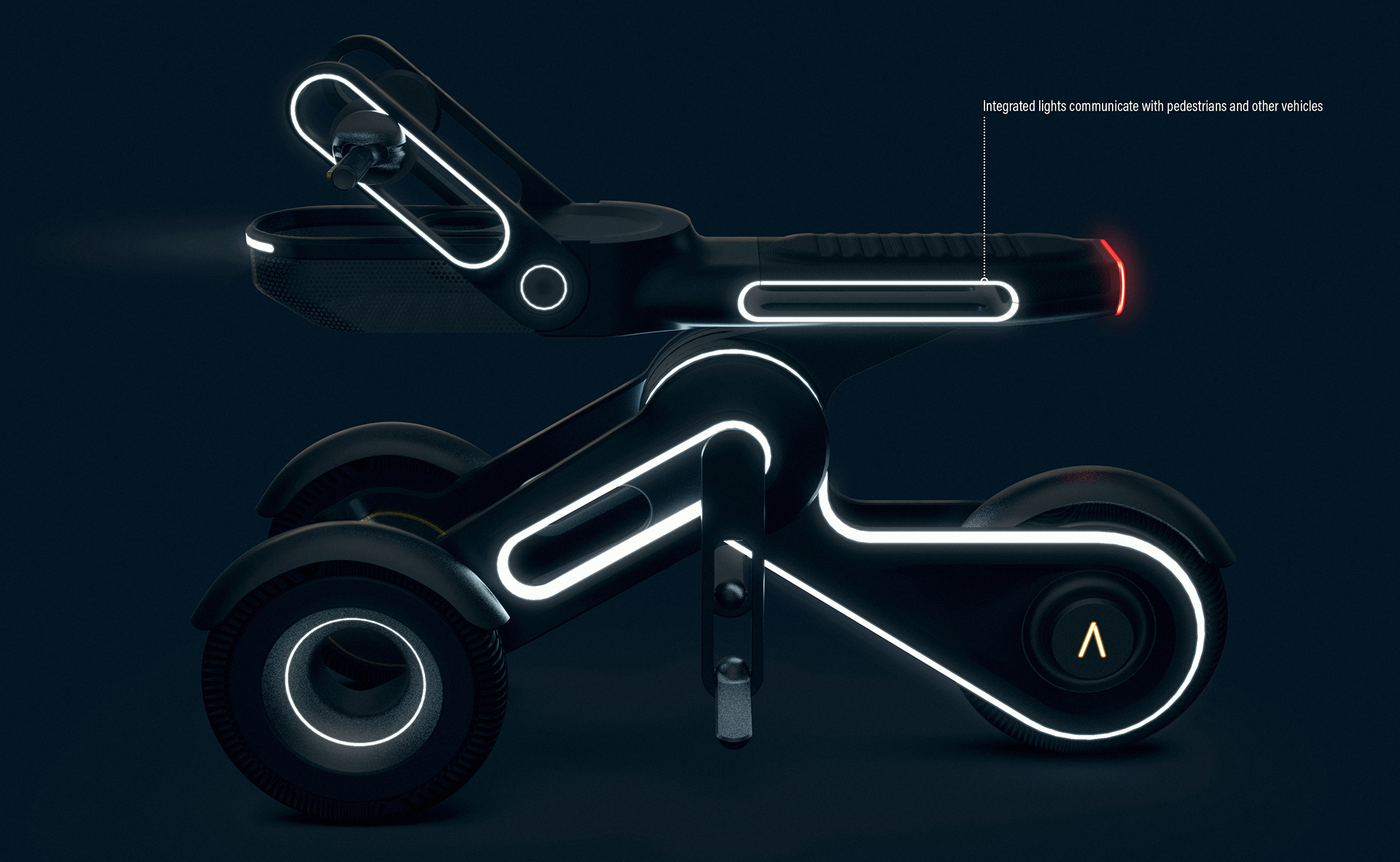 Tricycle，Marvin City Electronic tricycle，industrial design，Automatic design，product design，