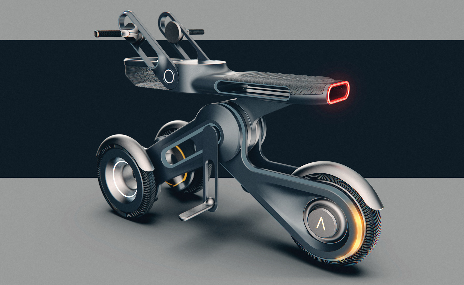 Tricycle，Marvin City Electronic tricycle，industrial design，Automatic design，product design，