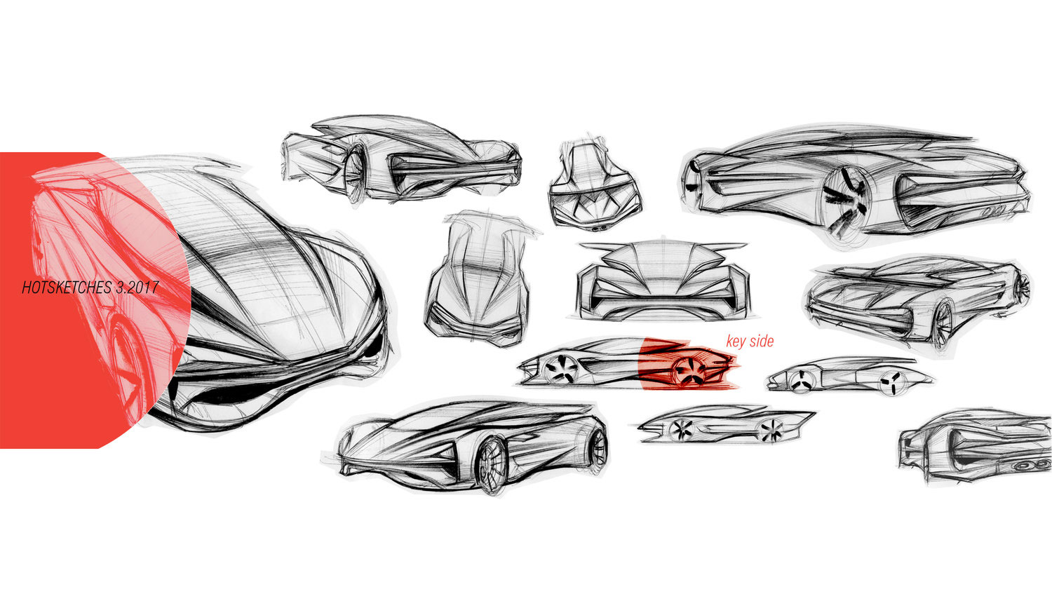 Automobile design sketch，Architecture，Automatic design，illustration，industrial design，