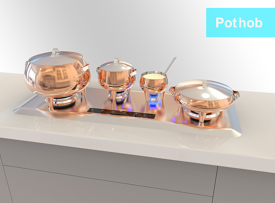 Pot hob，Kitchenware，pot，Environmental protection pan，tableware，Copper and steel，