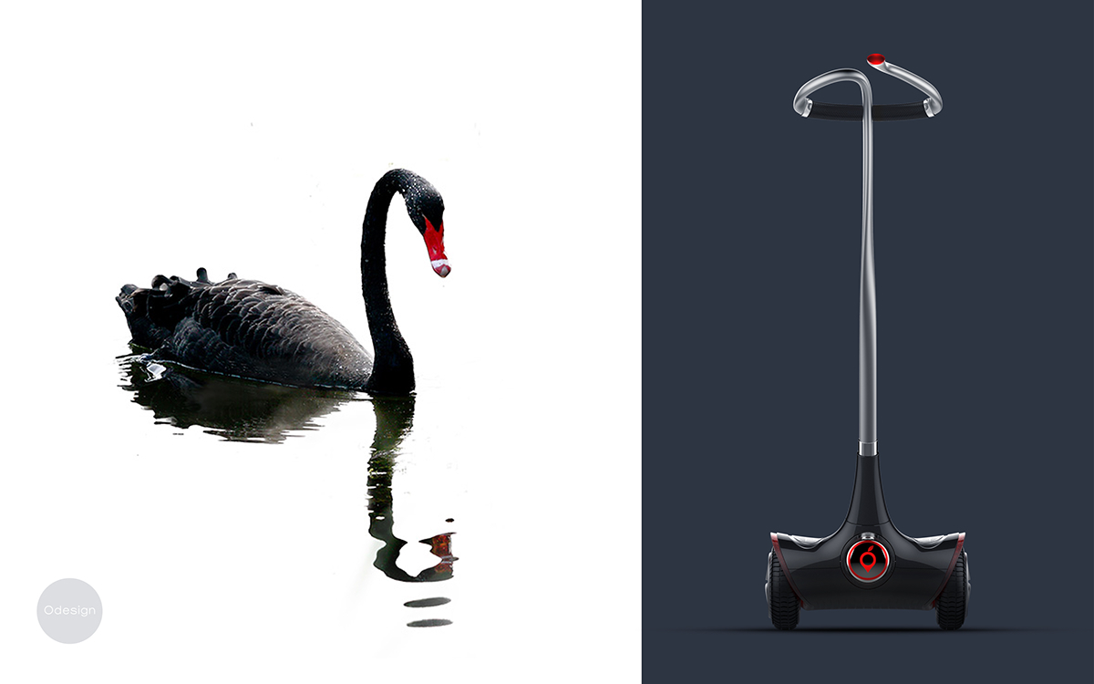 swan，Scooter，Transportation tools，vehicle，